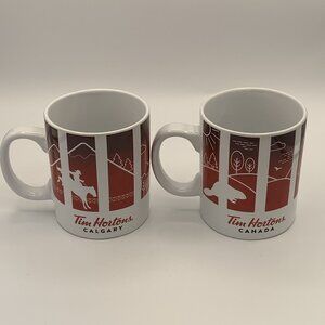 Tim Hortons Mugs Traveller's Collection CANADA and CALGARY Series 1 2016